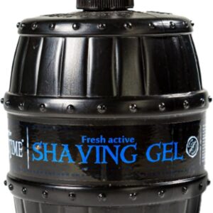 BARBERTIME Shaving Gels | Fresh Active | Non Foaming | Moisturizing Effect 1000 ml