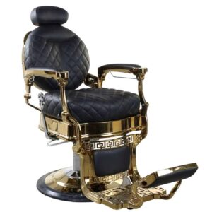 barber chair / barber chair uk - Golden frame