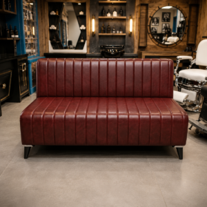 Quality Stable Waiting Benches | Red ( No storage )