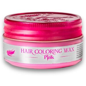 BARBERTIME Hair Styling Coloring Wax | Temporary Hair Dye | Cosplay Masquerade Nightclub Halloween | 100ml (Pink)