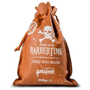 BARBERTIME Hair Removal Hard Wax Beans | Hot Wax Beads | Painless Gentle (Azulen) 500gr