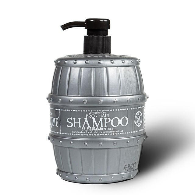 BARBERTIME Pro - Hair Shampoo Salt and Paraben Free Extra Moisturizing All Hair Types 1000ml - professional moisturising