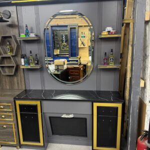 Barber and Salon Station Without Sink - professional barber and salon workstation