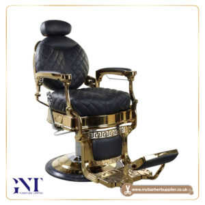 barber chair / barber chair uk - Golden frame