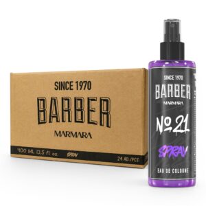 Refreshing Barber Marmara cologne for professional post-shave finishing and everyday grooming.