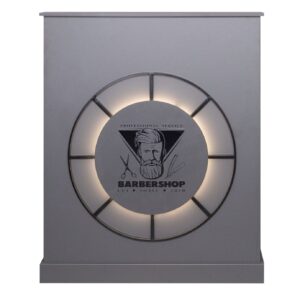 Perfect for creating a welcoming reception area while reinforcing your brand's professional image, this Professional Barber Reception Desk is an excellent addition to any premium barber shop or salon. My Barber Supplier.