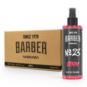 Refreshing Barber Marmara cologne for professional post-shave finishing and everyday grooming.