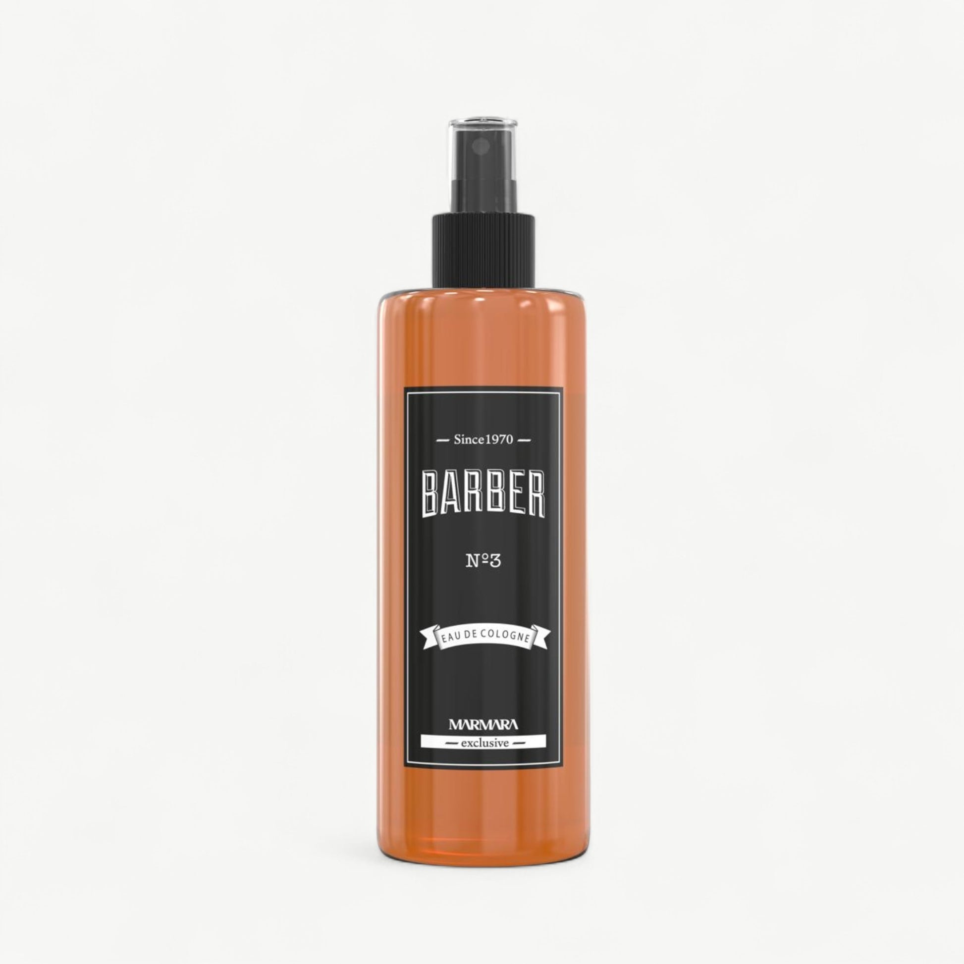 Refreshing Barber Marmara cologne for professional post-shave finishing and everyday grooming.