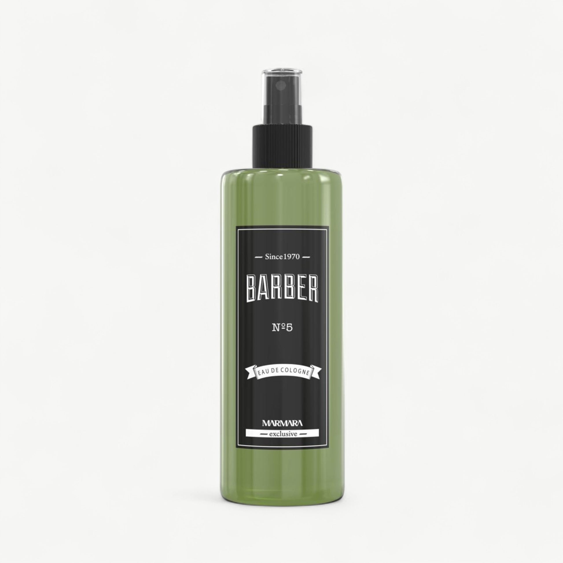 Refreshing Barber Marmara cologne for professional post-shave finishing and everyday grooming.