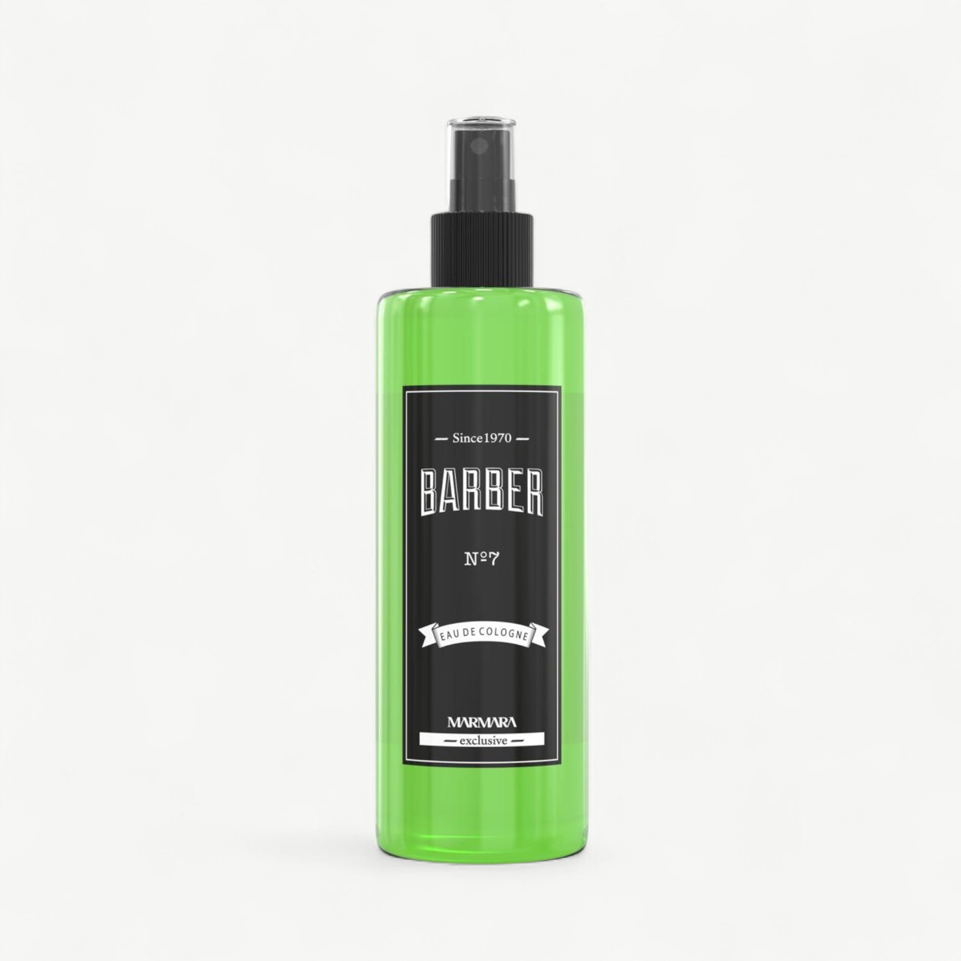 Refreshing Barber Marmara cologne for professional post-shave finishing and everyday grooming.