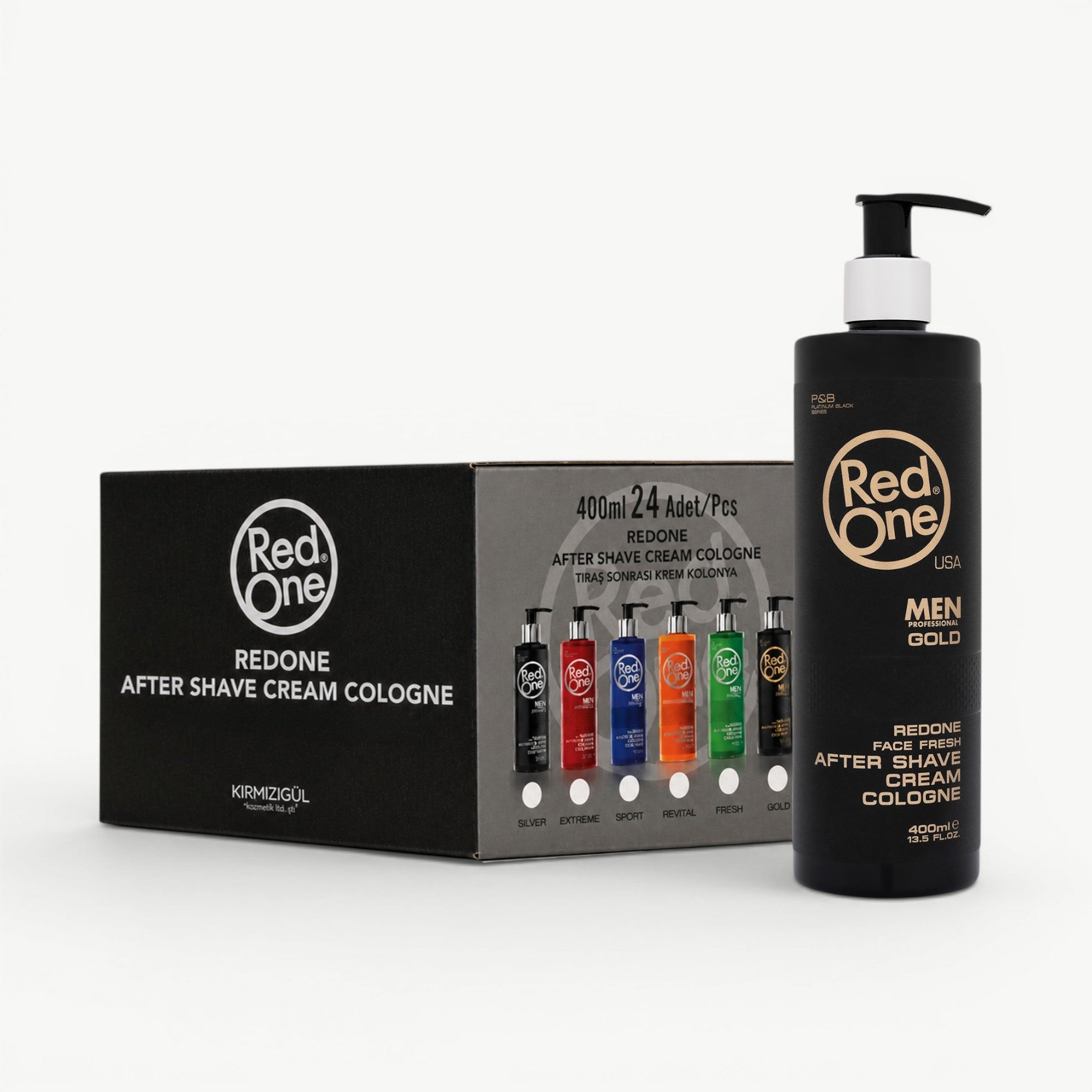 RedOne Gold After Shave Cream Cologne cream cologne combining post-shave freshness with a light cream feel.