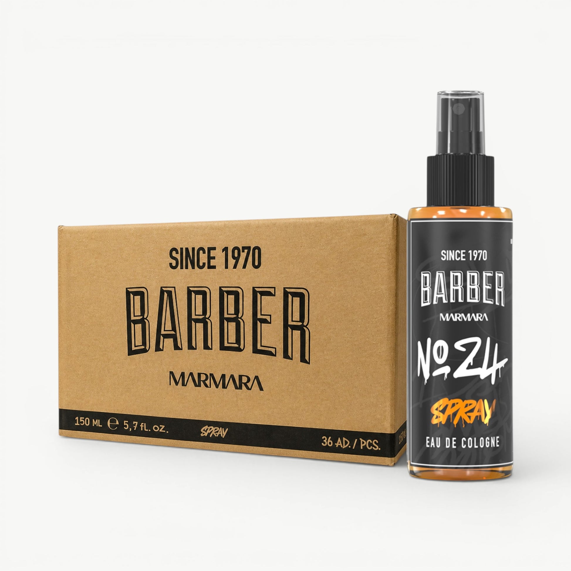 Refreshing Barber Marmara cologne for professional post-shave finishing and everyday grooming.