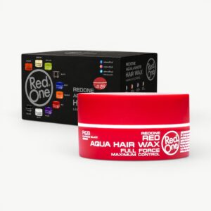 Professional RedOne Red Aqua Hair Wax styling wax with strong hold and a clean, glossy finish.