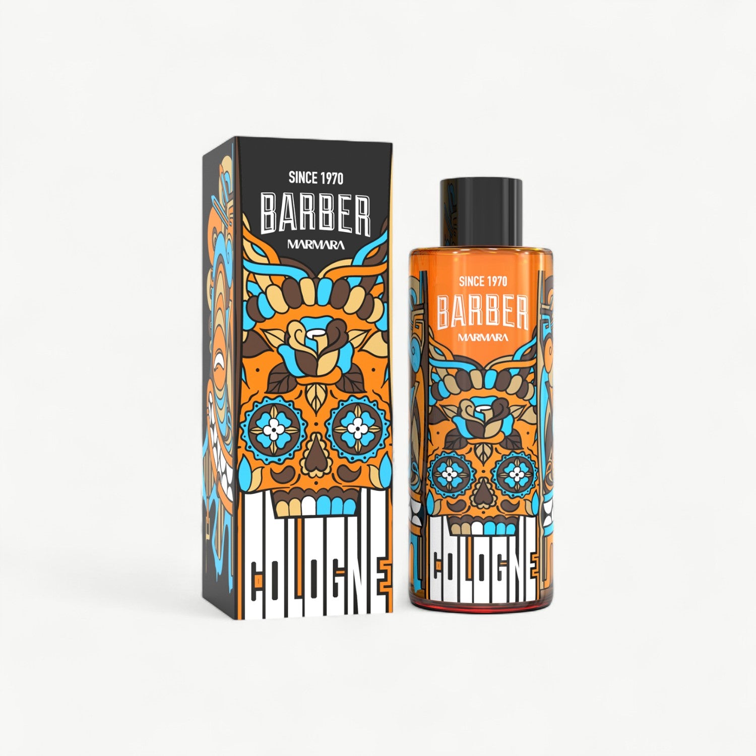 Refreshing Barber Marmara cologne for professional post-shave finishing and everyday grooming.