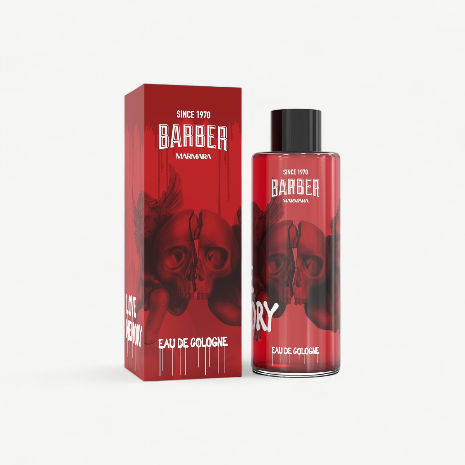 Refreshing Barber Marmara cologne for professional post-shave finishing and everyday grooming.