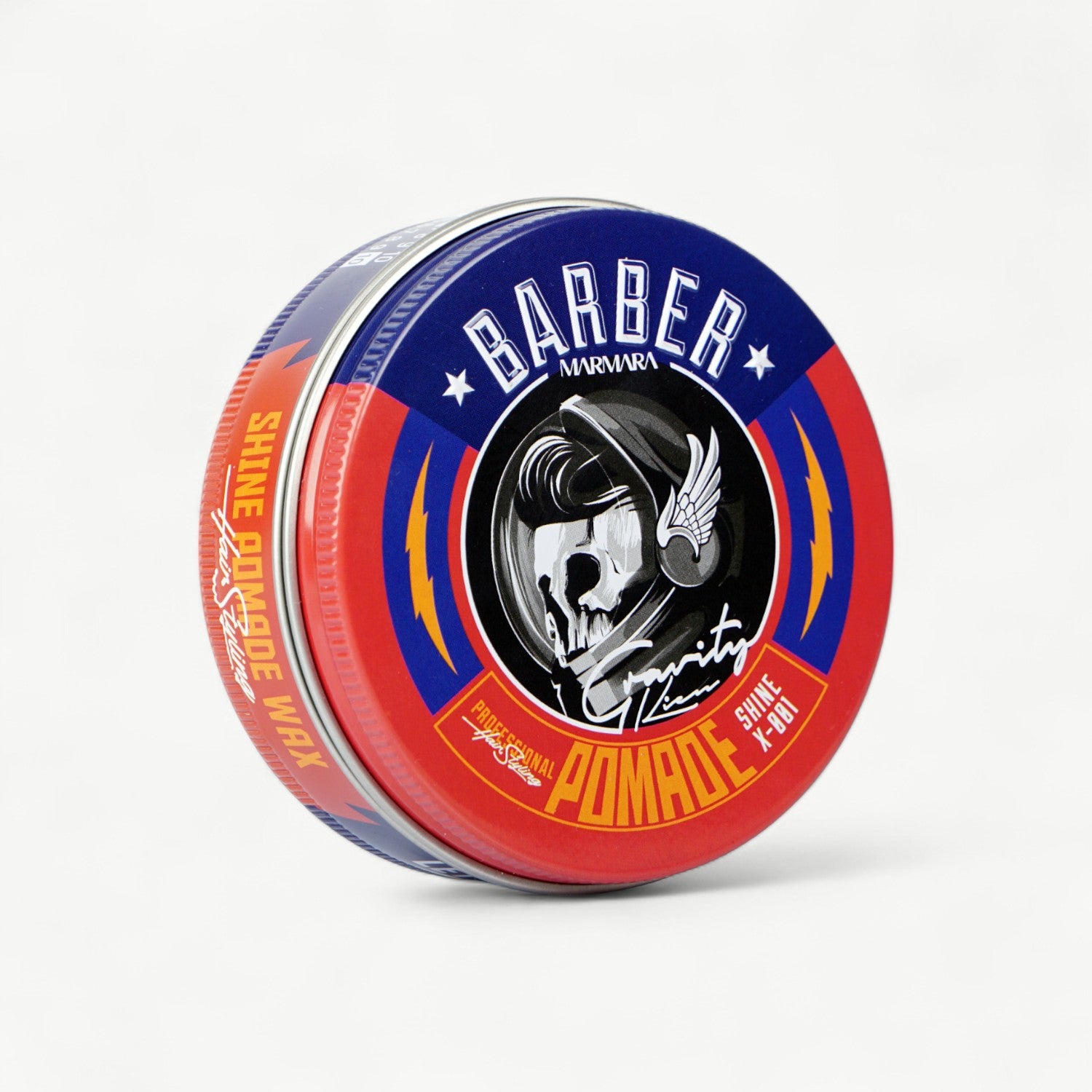 Professional Barber Marmara hair wax with medium hold and a high-shine polished finish.