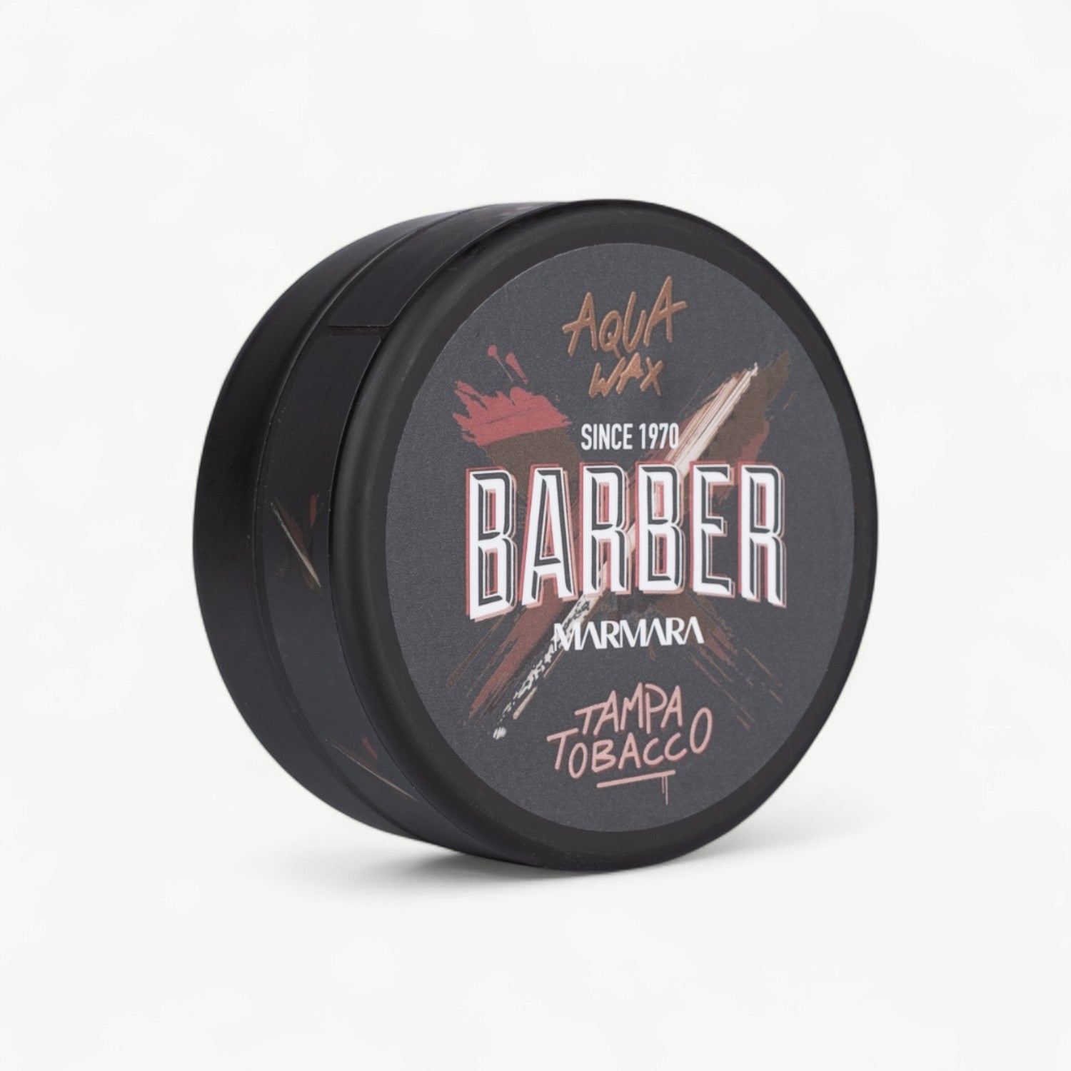 Professional Barber Marmara hair wax with strong hold and a clean, glossy finish.