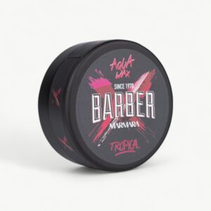 Professional Barber Marmara hair wax with strong hold and a clean, glossy finish.
