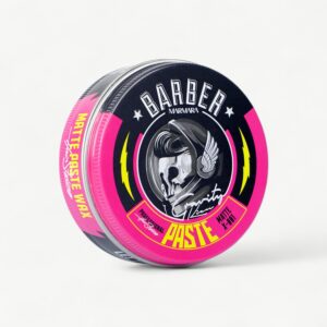 Professional Barber Marmara hair wax with strong hold and a natural matte finish.