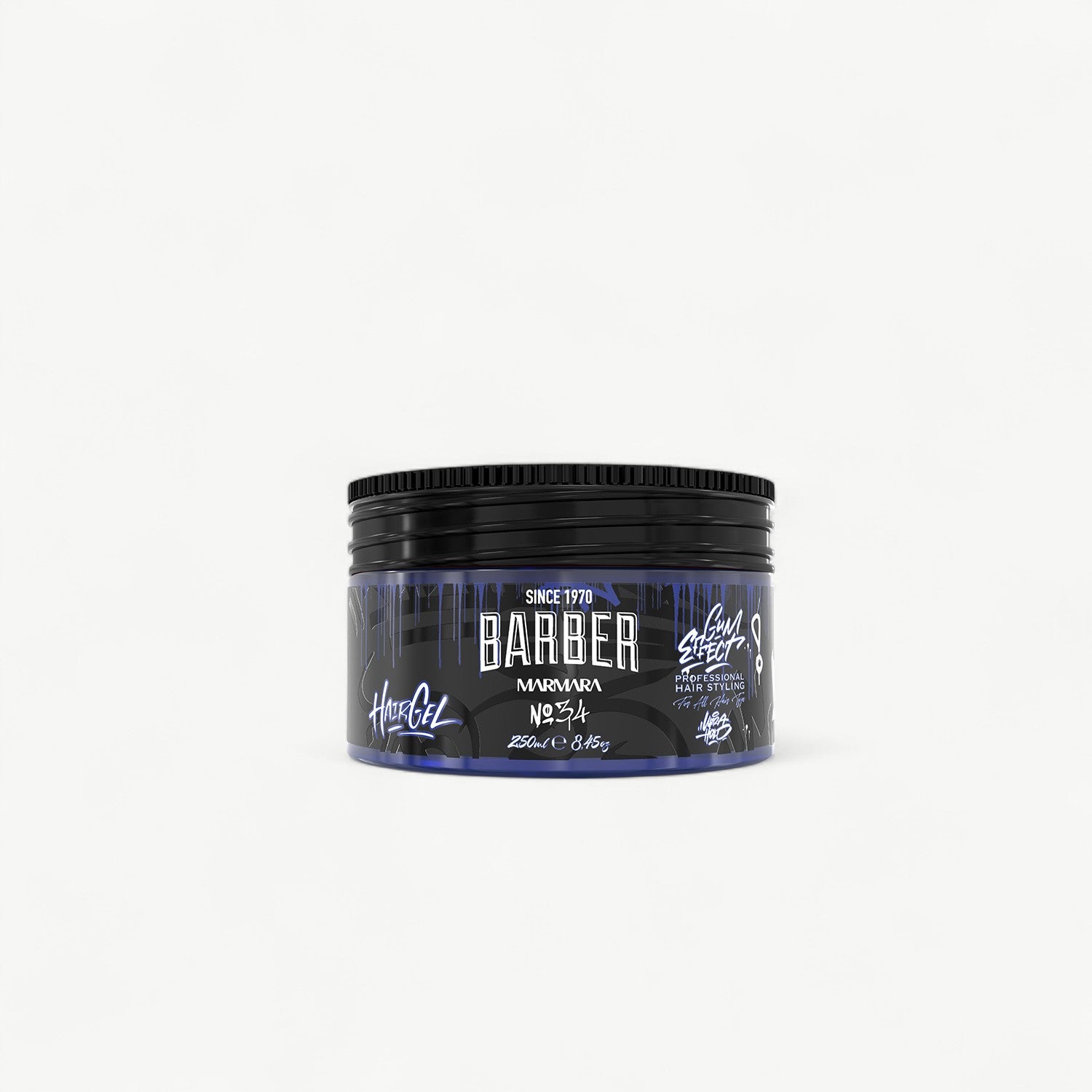 Barber Marmara No.34 hair gel for defined shape, reliable hold and a polished finish.