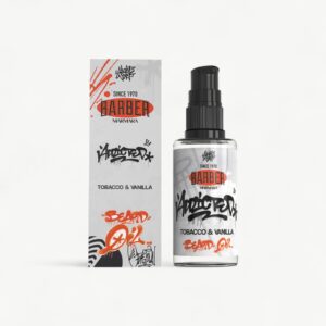 Tobacco & Vanilla beard oil for softer, more manageable facial hair and a polished finish.