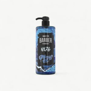 Transparent Barber Marmara No.76 shaving gel for precise beard lines and controlled razor work.
