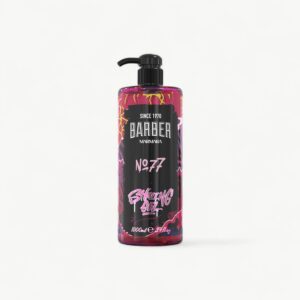 Transparent Barber Marmara No.77 shaving gel for precise beard lines and controlled razor work.