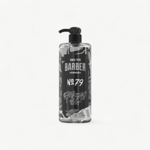 Transparent Barber Marmara No.79 shaving gel for precise beard lines and controlled razor work.