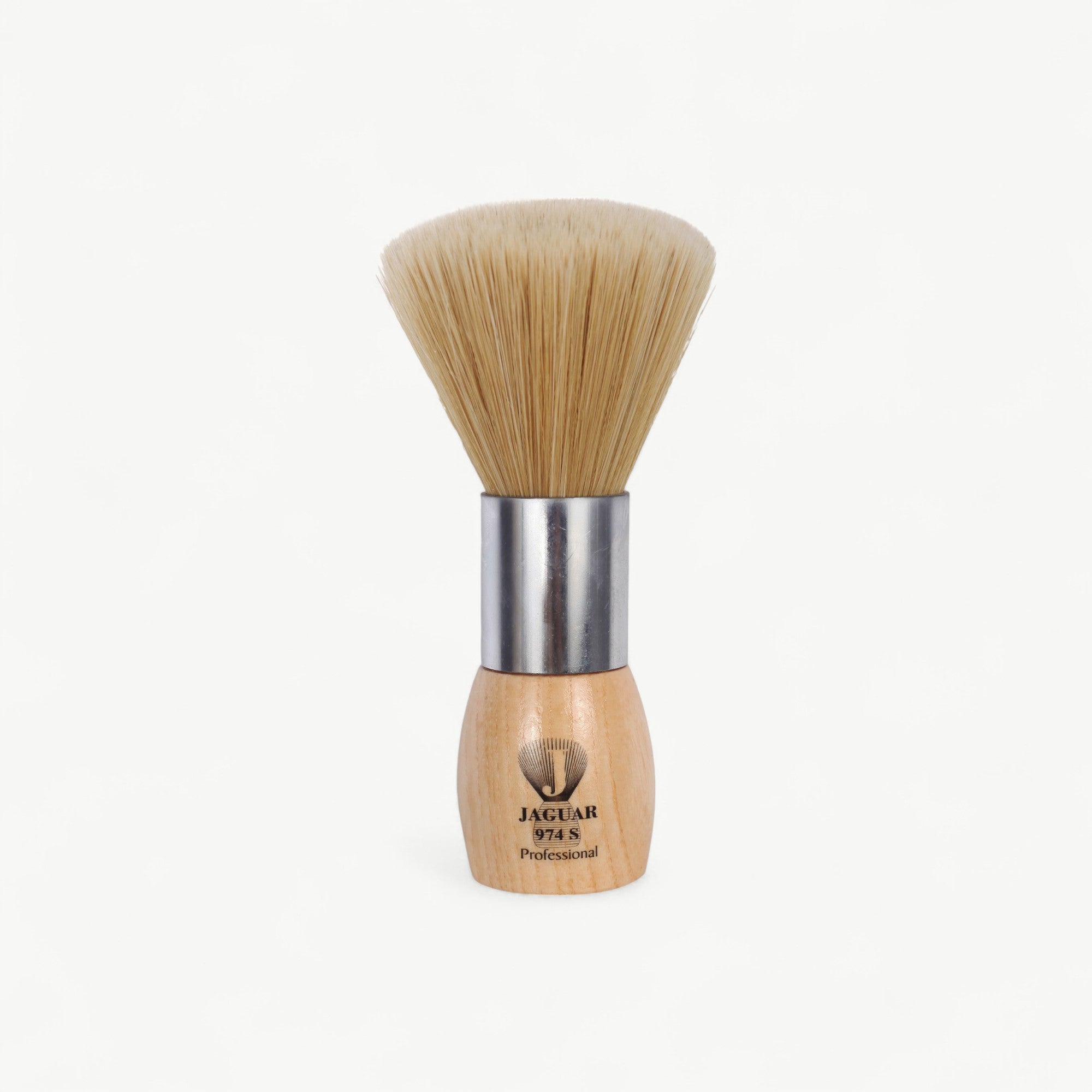 Premium neck brush with ultra-soft synthetic bristles and a sturdy wooden handle for comfortable post-cut clean-up.