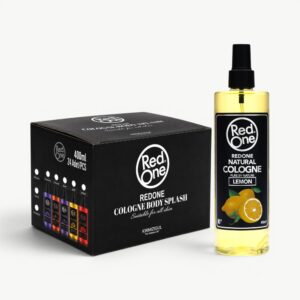 RedOne Natural Cologne Lemon cologne for a fresh, professional finish after shaving.