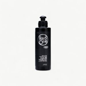 Menthol hair tonic for a fresh-feeling finish after cutting and grooming.