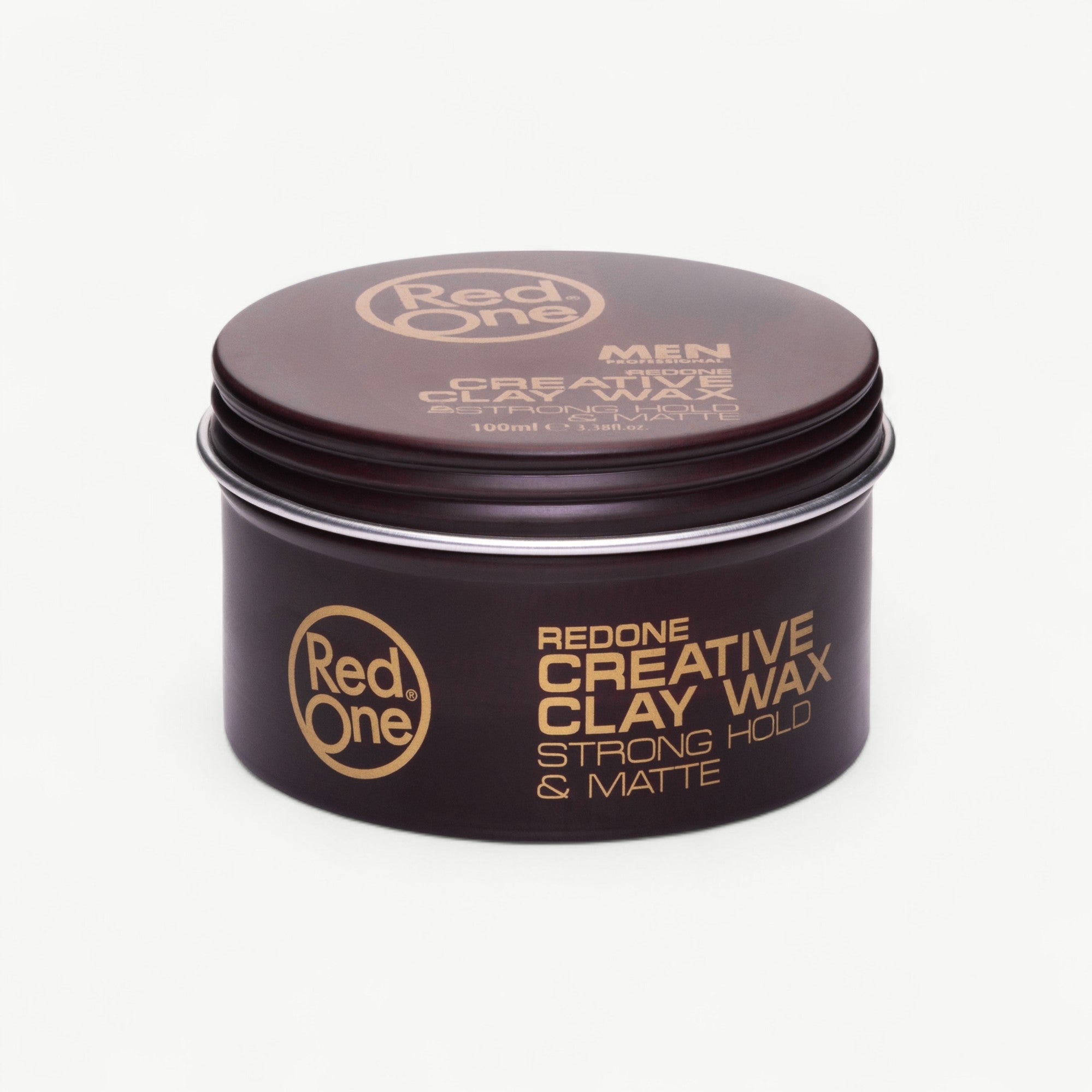 Professional RedOne Creative Clay Wax styling wax with strong hold and a low-shine matte finish.