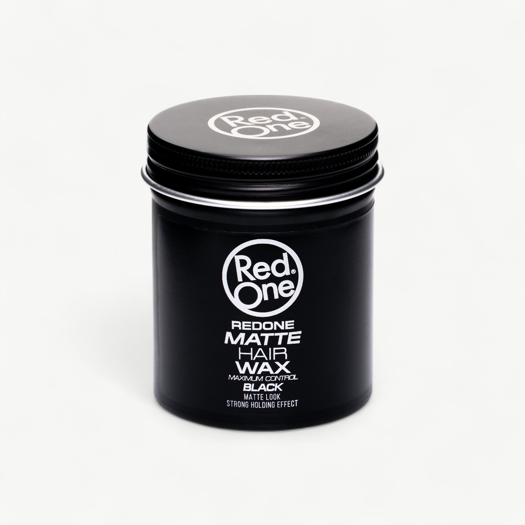Professional RedOne Matte Hair Wax Black styling wax with strong hold and a low-shine matte finish.