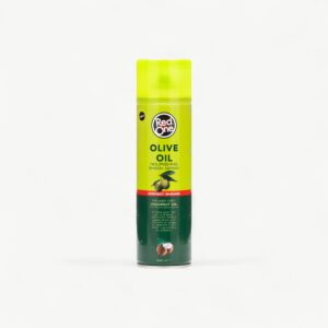 Olive oil sheen spray for visible shine and a smooth, polished finish.