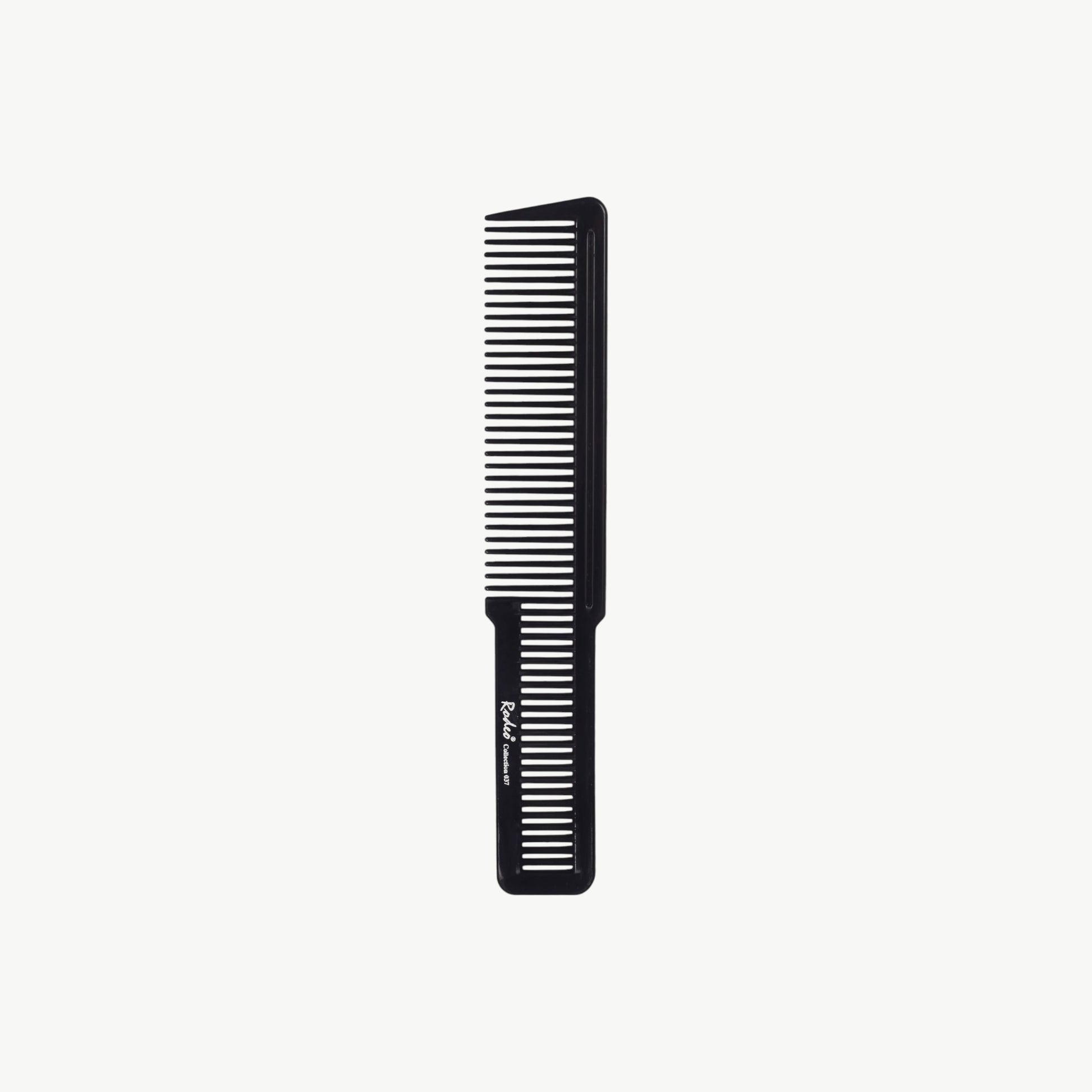 Professional Rodeo hair comb for accurate cutting, sectioning and controlled styling.