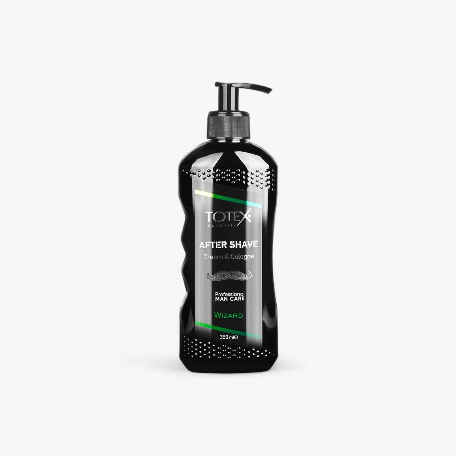 Totex Wizard aftershave cream and cologne for a fresh professional finish.