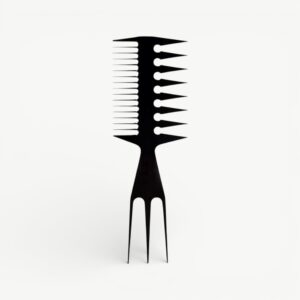 Totex Comb No.2 Black – Professional Hair Cutting Comb - 1