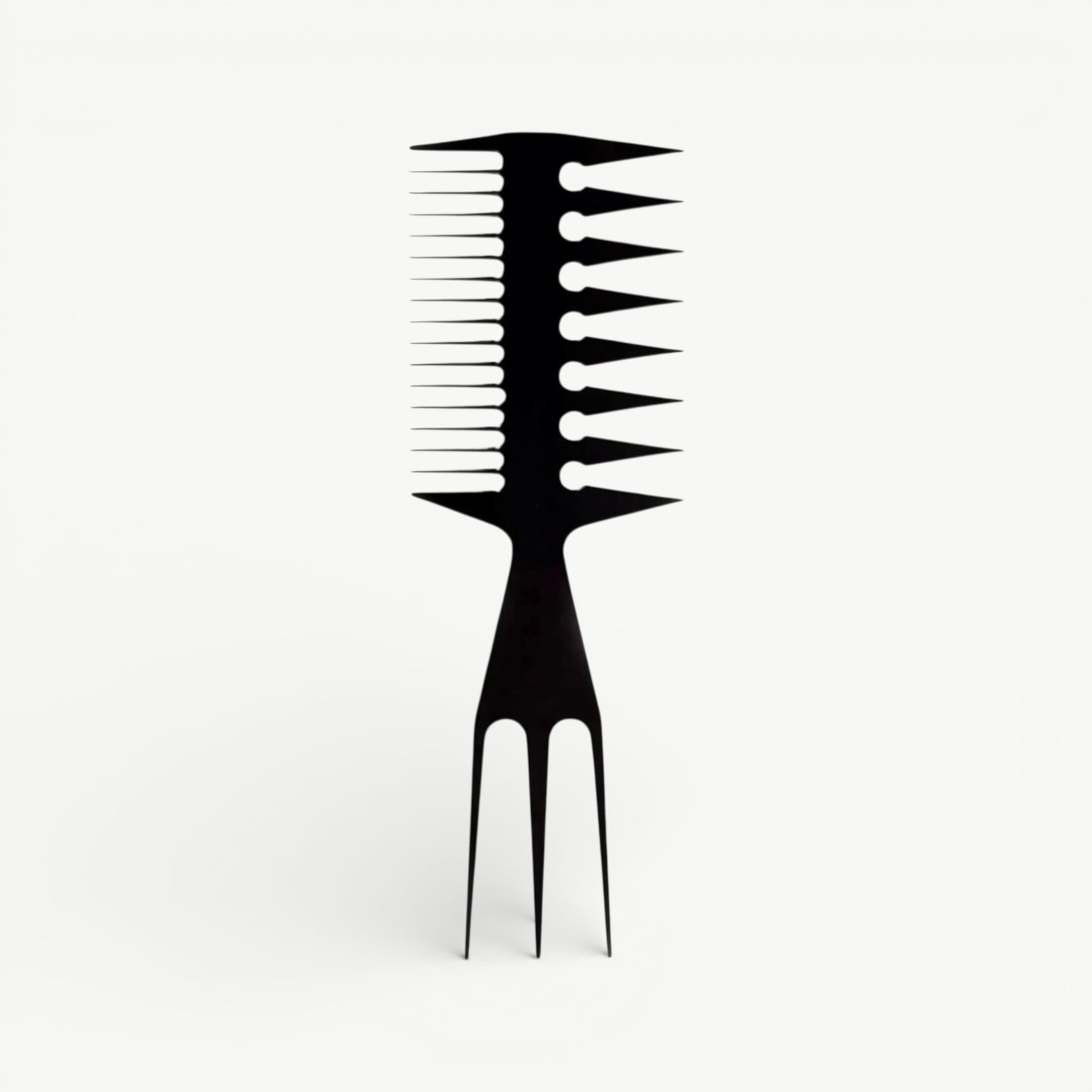 Totex Comb No.2 Black – Professional Hair Cutting Comb - 1