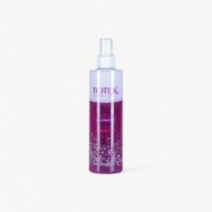 Two-phase Collagen leave-in conditioner spray for easier detangling and everyday manageability.