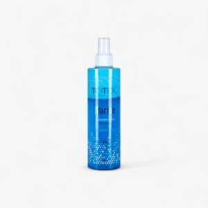 Two-phase Marine leave-in conditioner spray for easier detangling and everyday manageability.