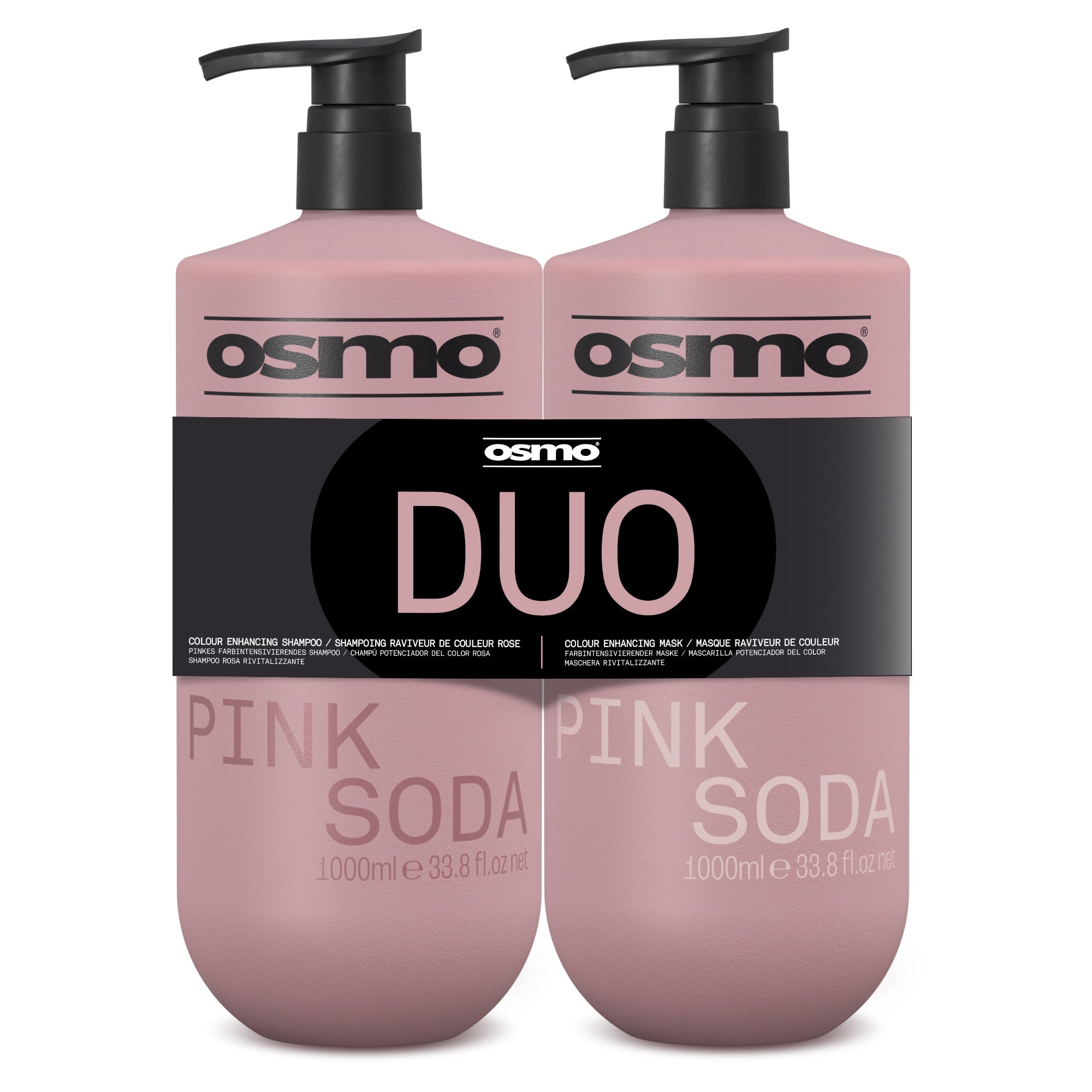 Osmo Pink Soda Shampoo And Mask Duo (2x 1000ml)