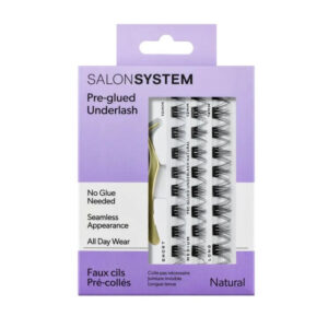 Salon System Underlash Pre Glued Natural Mixed Pack