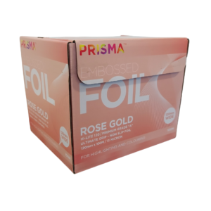 AGENDA PRISMA Embossed Rose Gold Foil 120mm x 100M