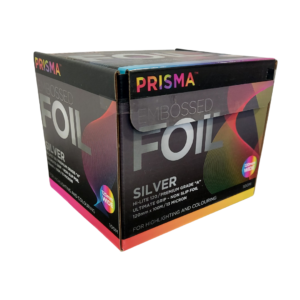 AGENDA PRISMA Embossed Silver Foil 120mm x 100M