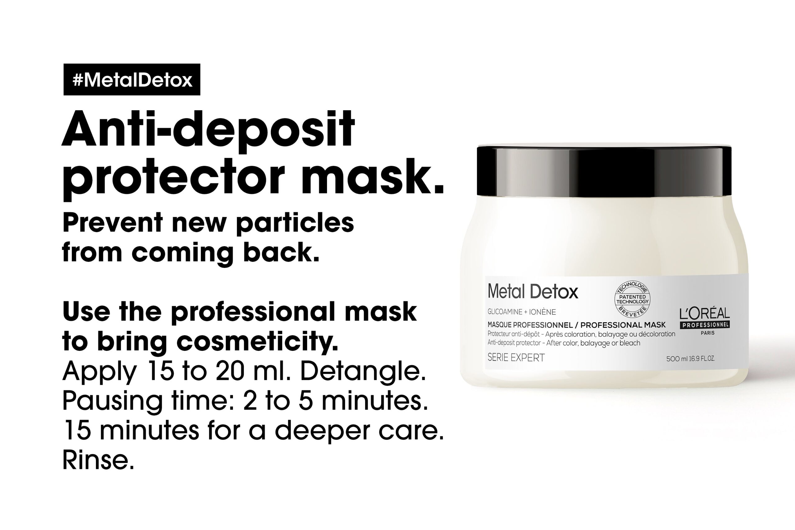 L'Oreal Serie Expert Metal Detox Masque Treatment *NEW* - Image 5