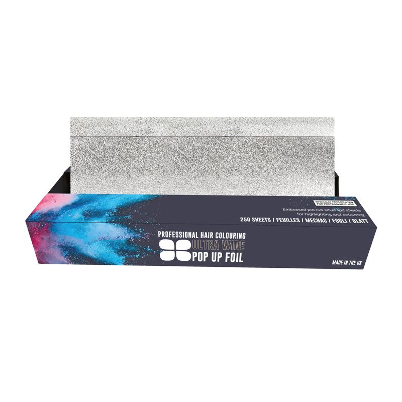 Procare Embossed Silver Ultra Wide Foil Pop Up Sheets 270mm x 300mm 250 Sheets