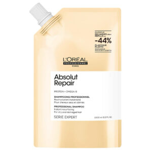 L'Oreal Professionnel Serie Expert Absolut Repair Protein + Gold Quinoa Instant Resurfacing Shampoo Refill Pouch 1000ml