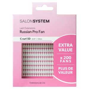 Salon System Extra Value ProFan 5D C Curl 0.07 13mm