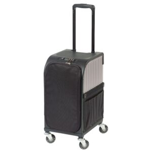 Sibel Rollercoaster Hairdressing Trolley - Titanium Grey