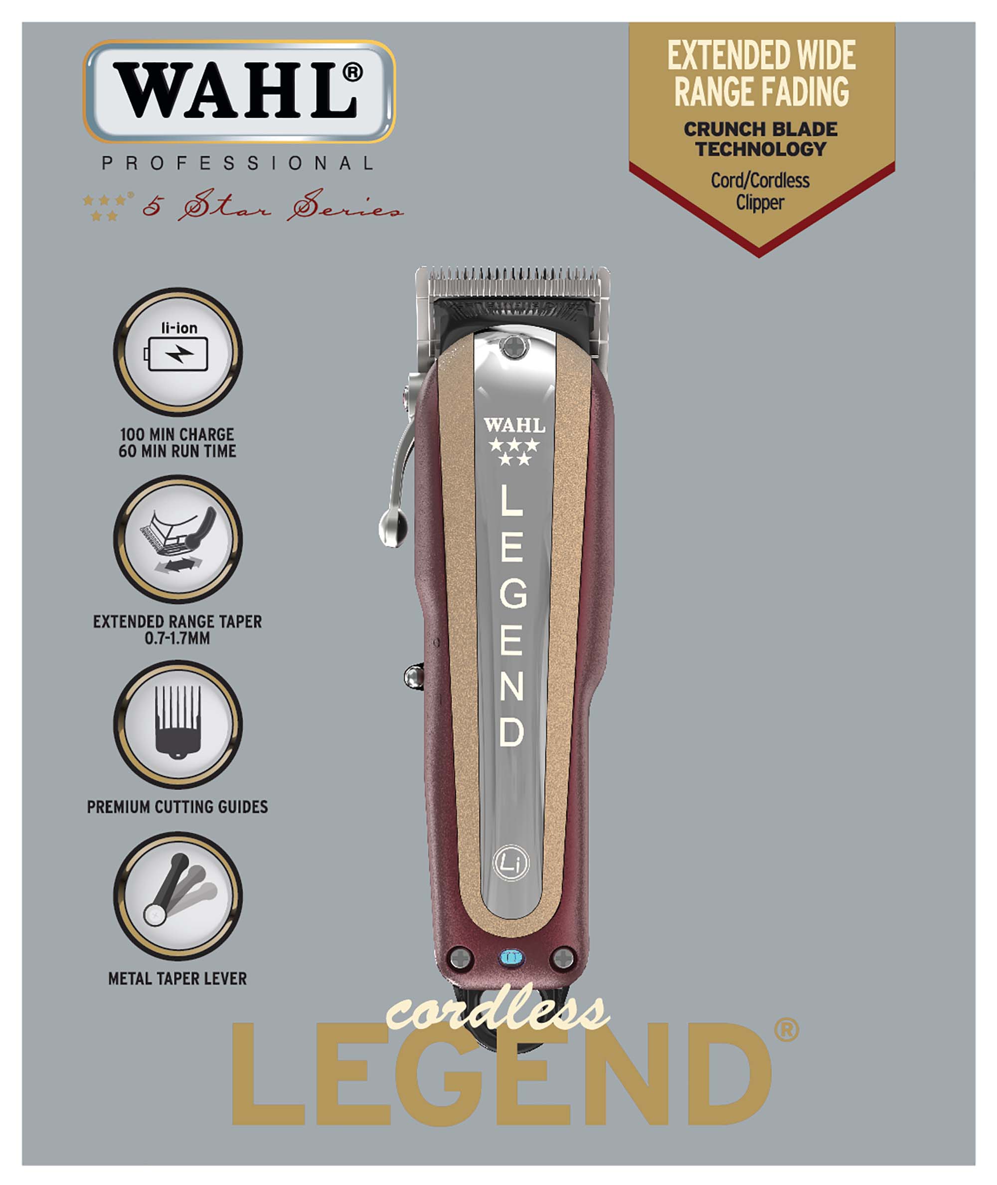 Wahl Pro Cordless Legend Clipper - Image 3